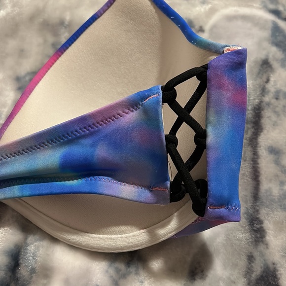 🐶 PINK Tye Dye Bikini Top - Picture 6 of 11